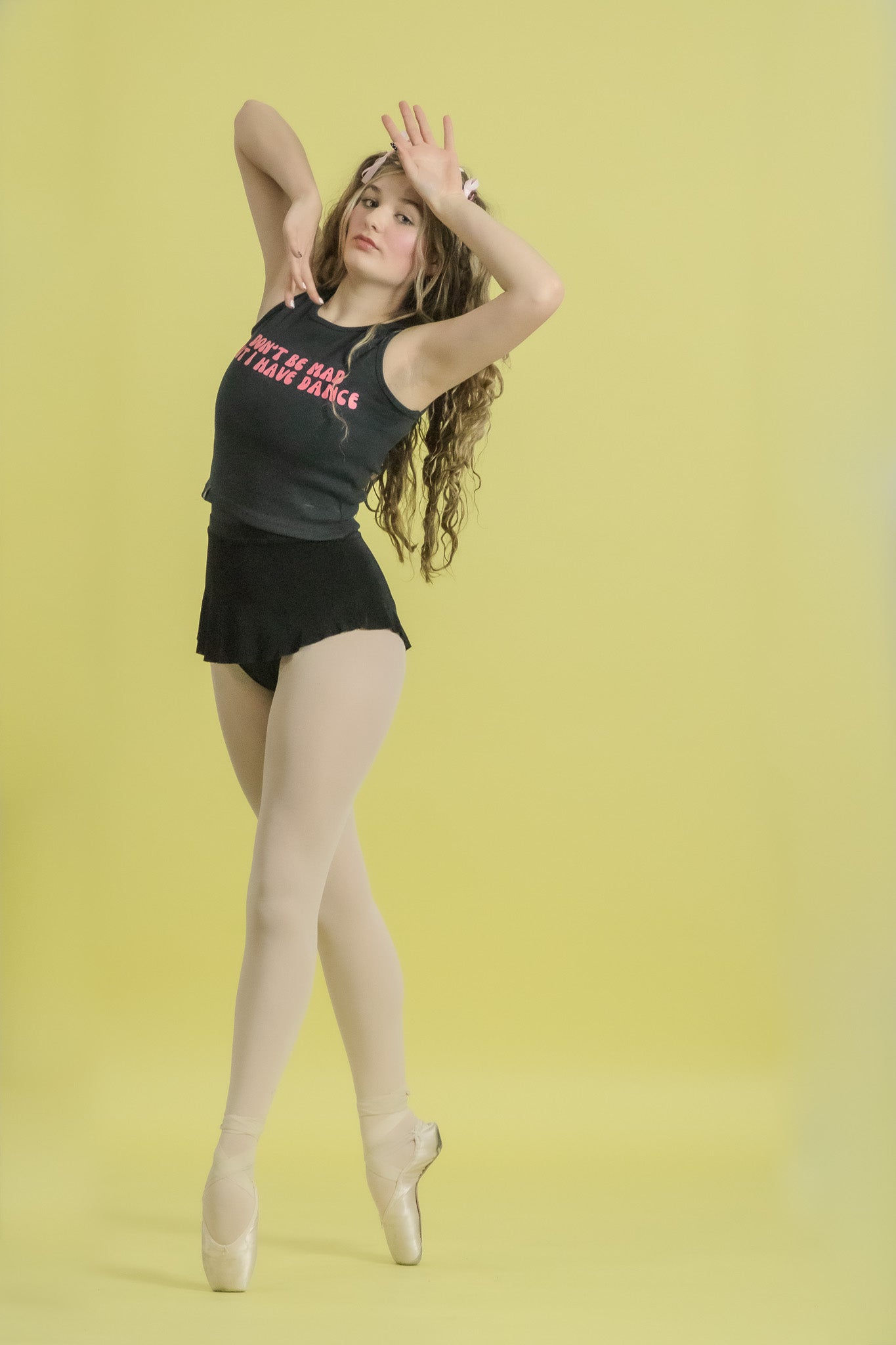 I have dance ribbed tee
