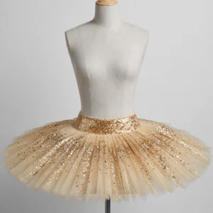 Champagne sequin performance tutu